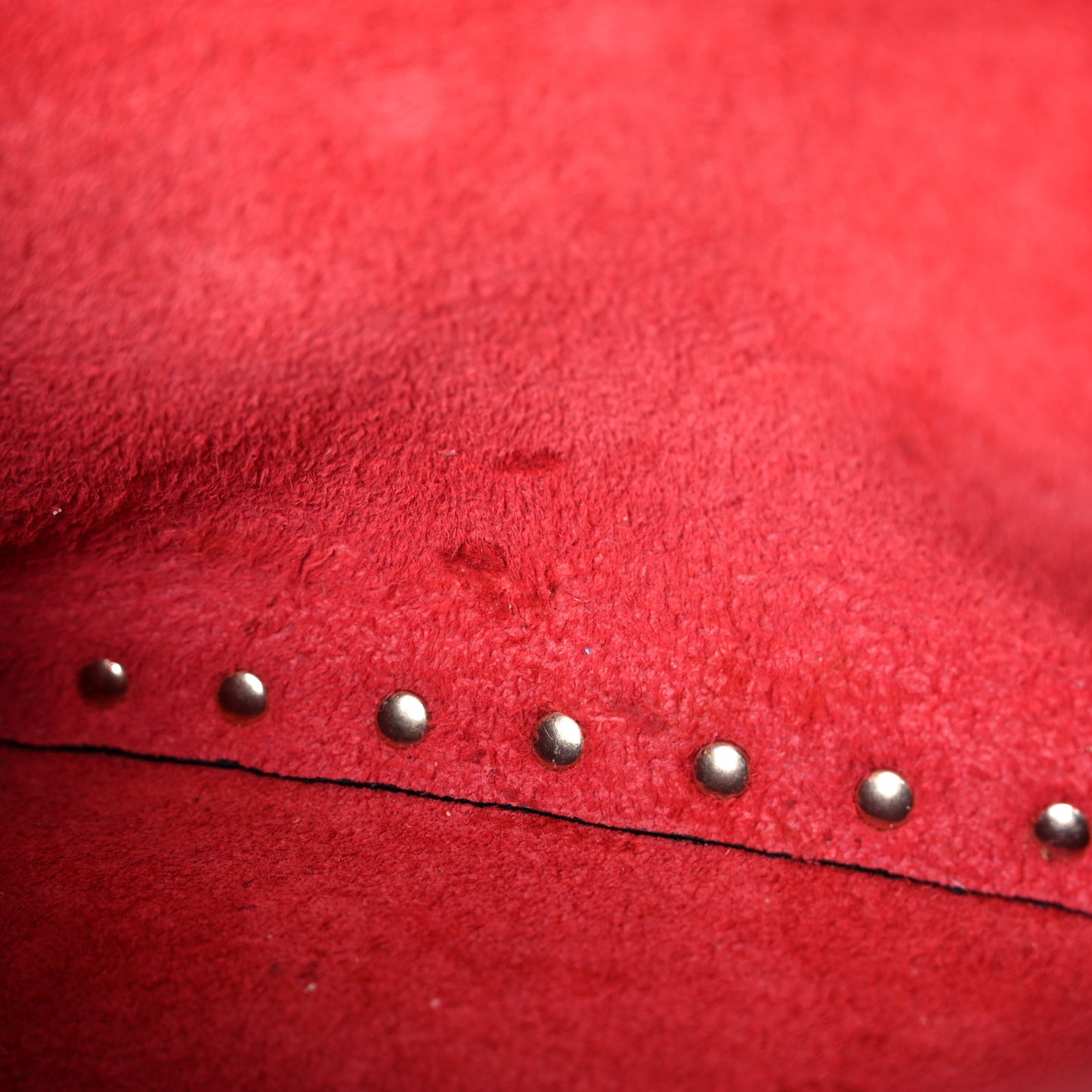 Grained Calfskin Rockstud Camera Crossbody Bag Rosso Valentino