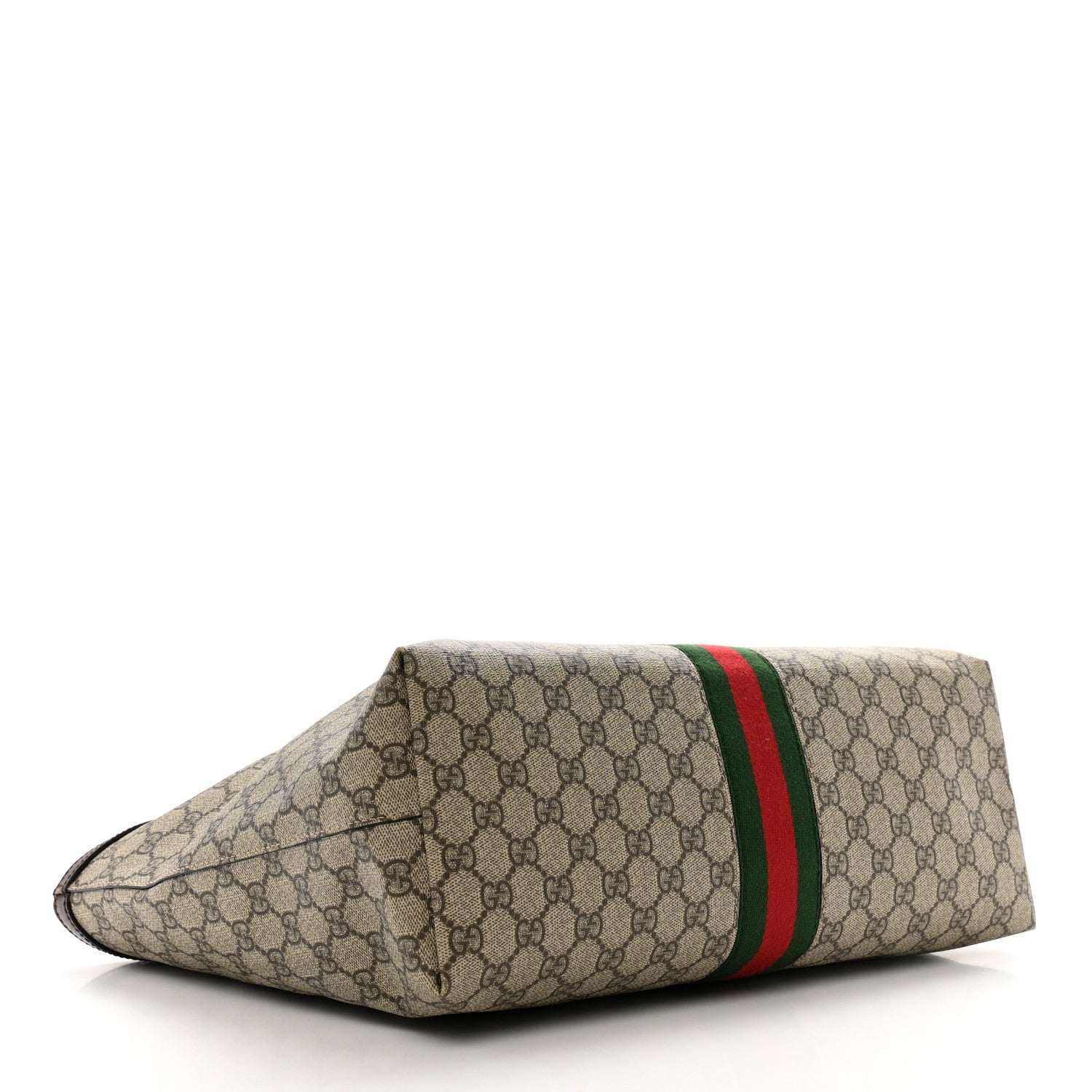 Gucci GG Supreme Monogram Medium Ophidia Shopping Tote Brown 4 of 10