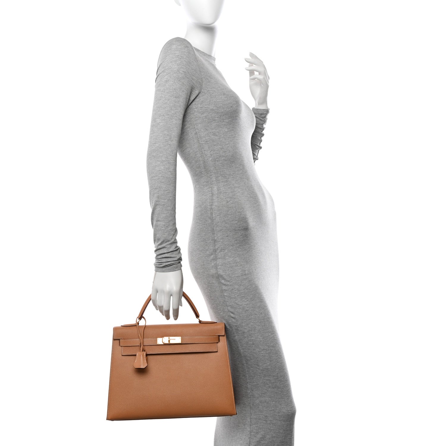 Hermes Courchevel Kelly Sellier 32 Naturelle 2 of 26