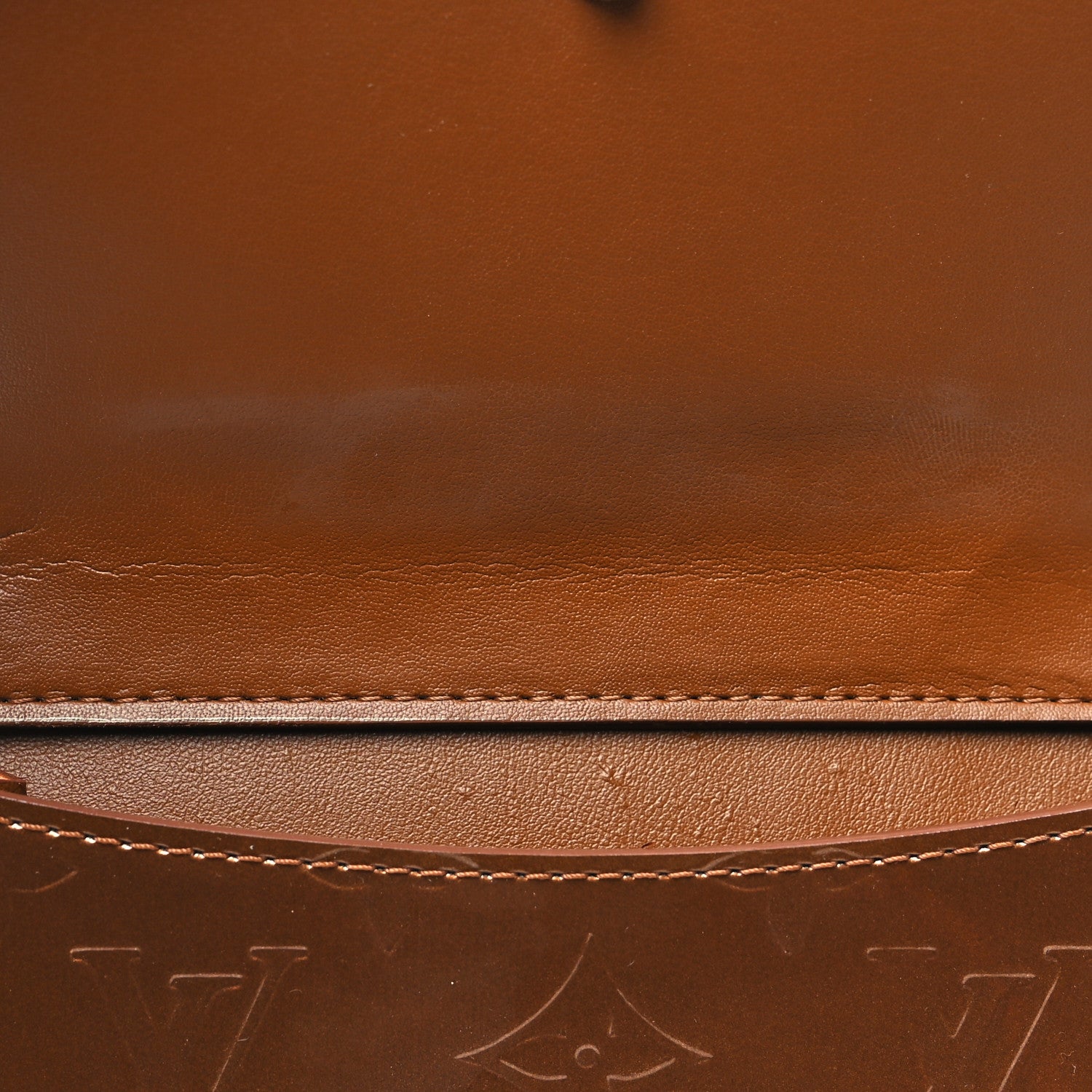 Louis Vuitton Vernis Mott Bronze 11 of 12