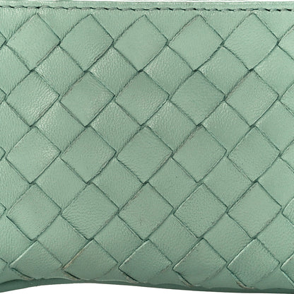 Bottega Veneta Nappa Intrecciato Key Case Light Green 9 of 12