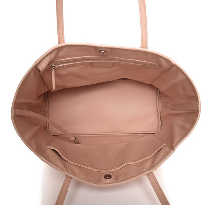 Christian Dior Coated Canvas Cannage Panarea Shopping Tote Rosato 5 of 17