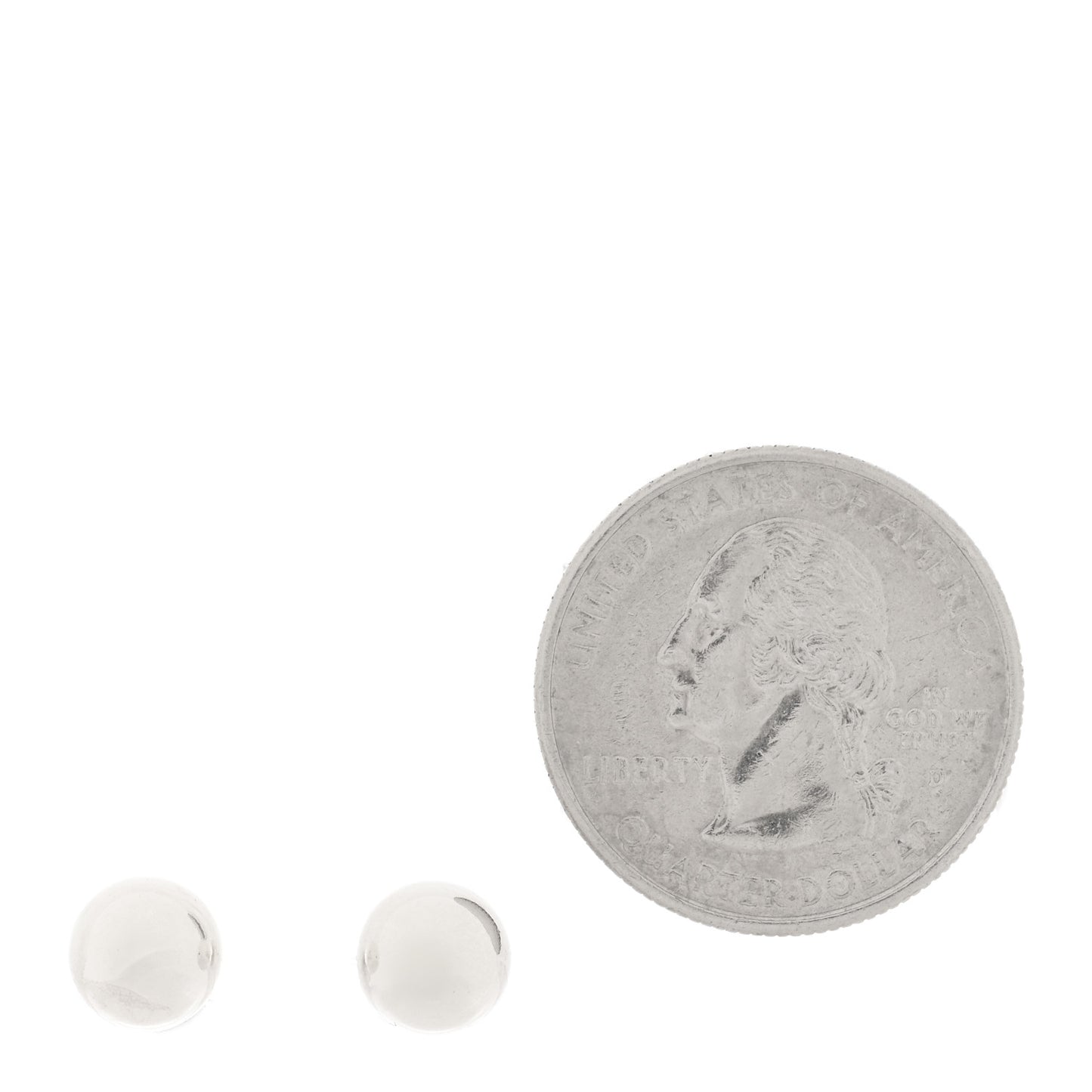 Sterling Silver 8mm HardWear Ball Earrings