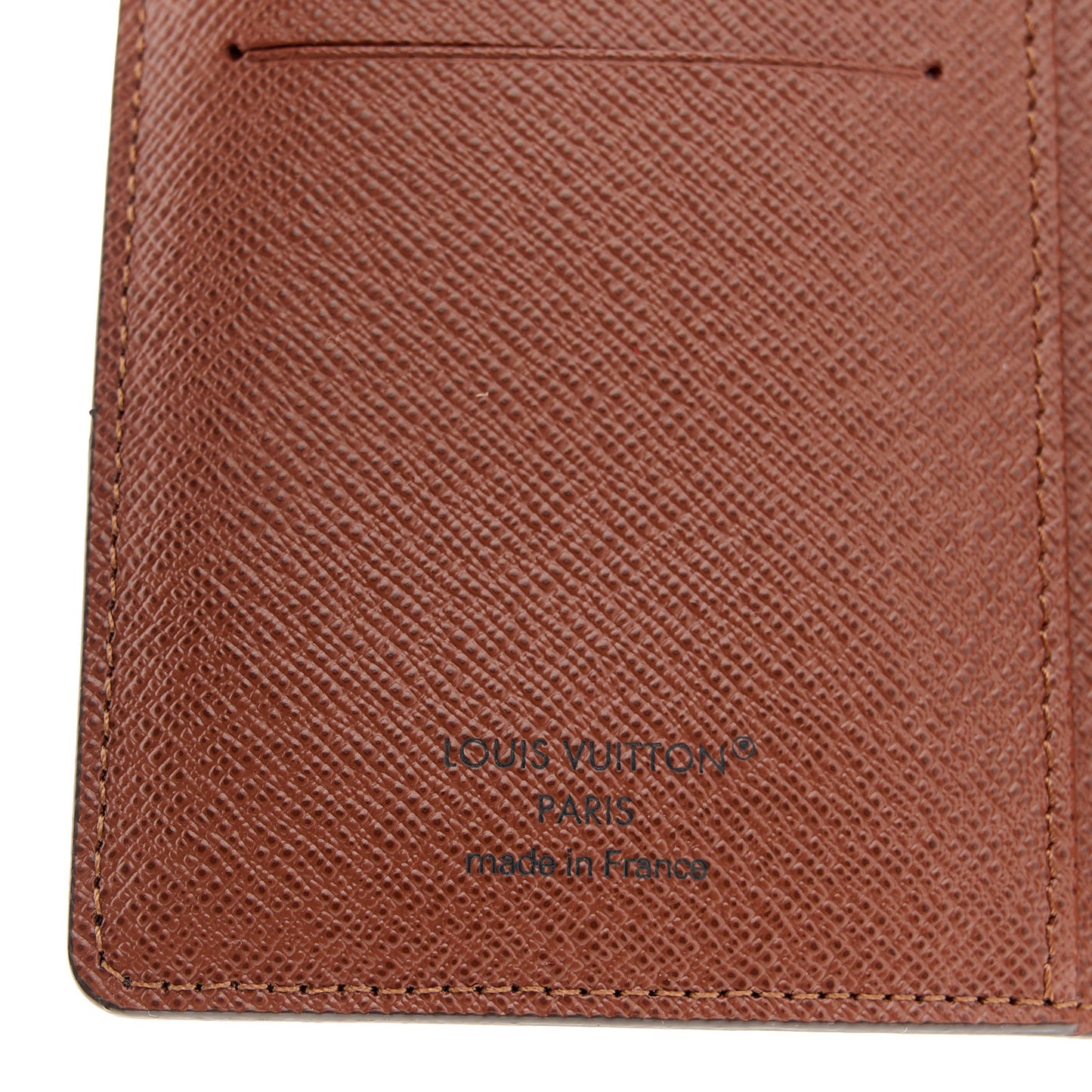 Monogram Checkbook Holder Case Wallet