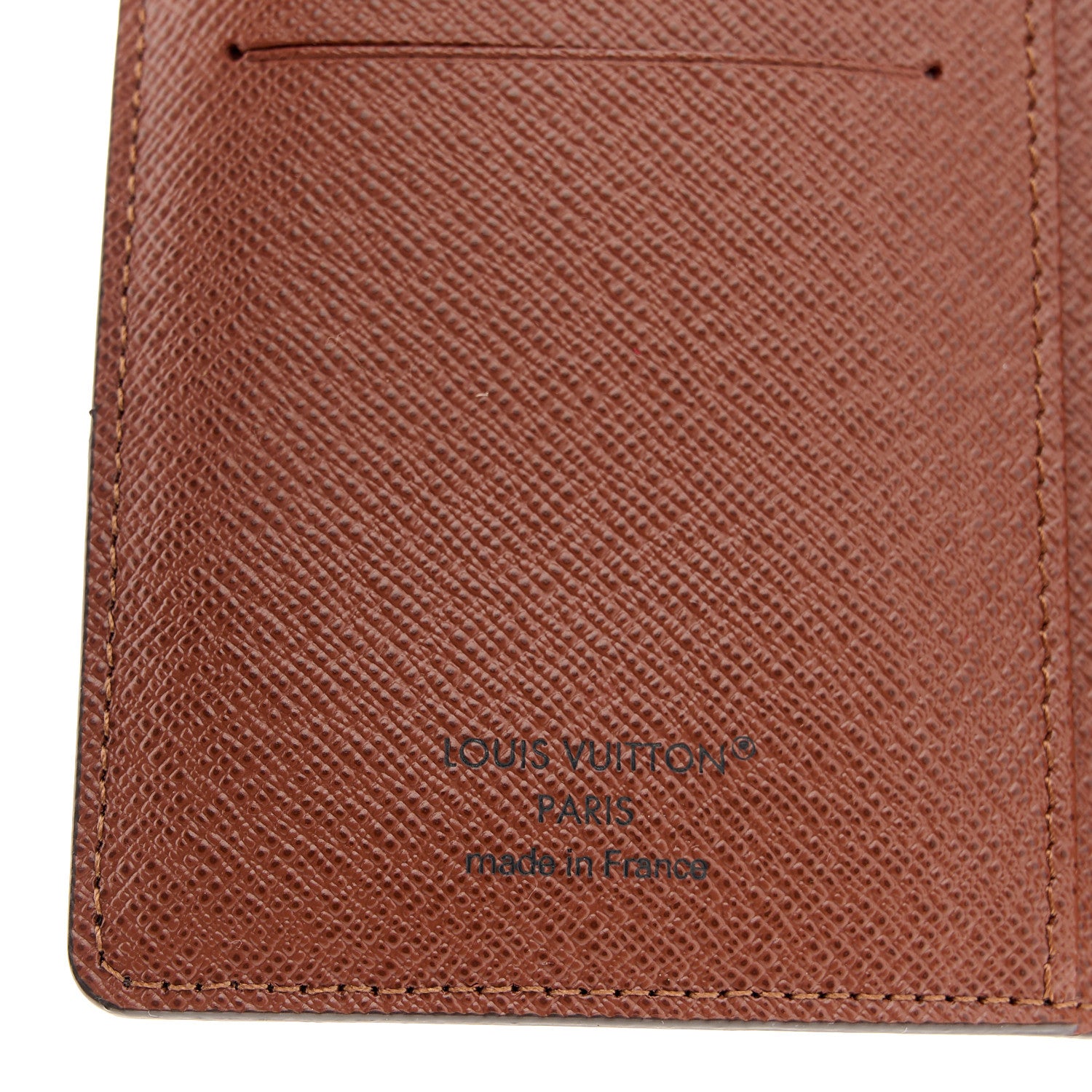 Louis Vuitton Monogram Checkbook Holder Case Wallet 6 of 8