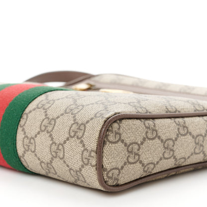 Gucci GG Supreme Monogram Web Small Ophidia Messenger Bag Brown 12 of 12