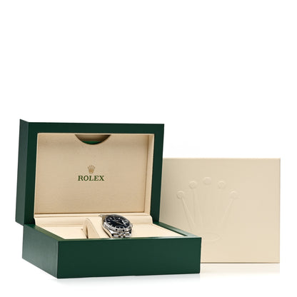 Rolex Stainless Steel 18K White Gold 36mm Oyster Perpetual Datejust Watch Blue Fluted 126234 5 of 5