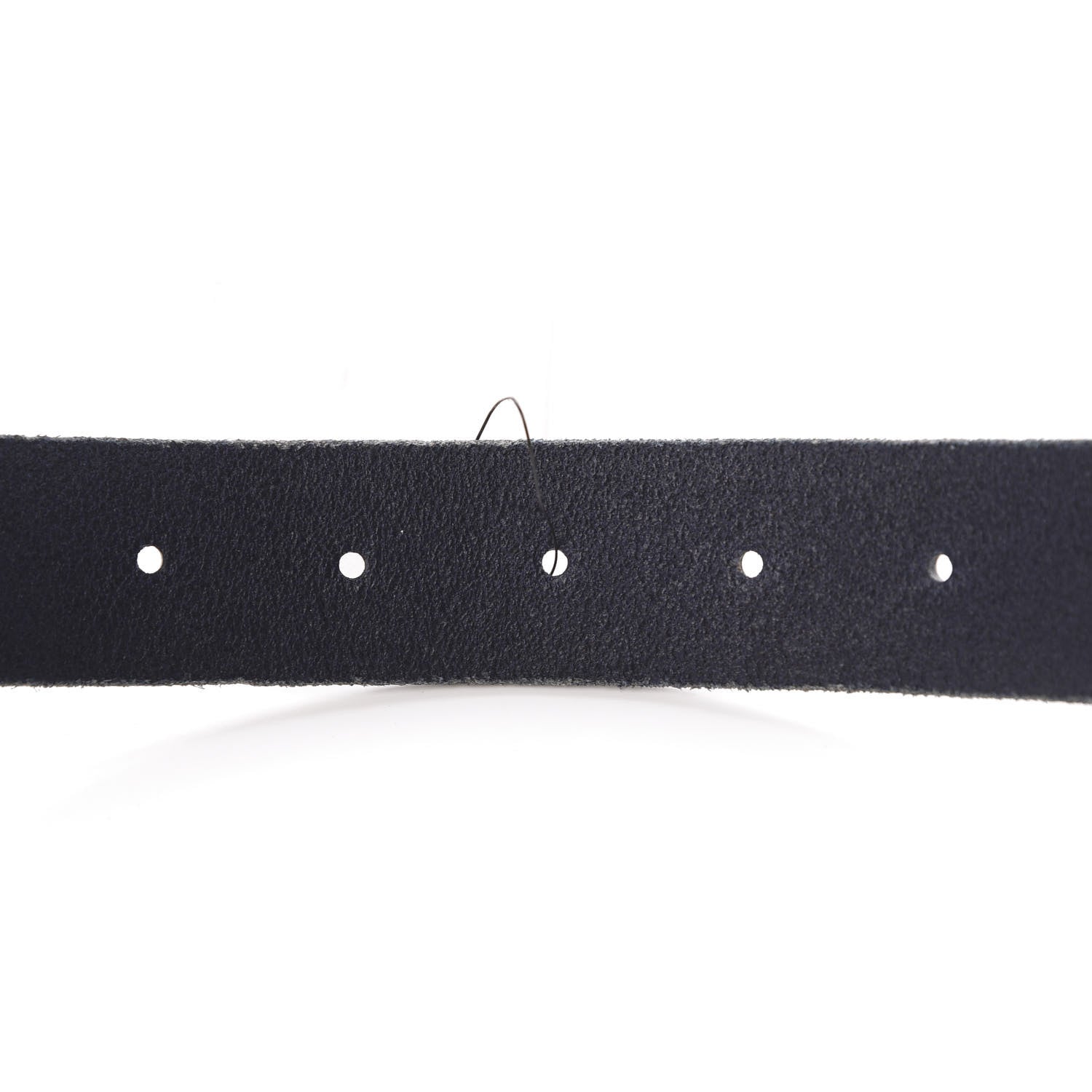 Gucci Cuoio Toscano Nickel Double G 30mm Belt 95 38 Blue 5 of 8