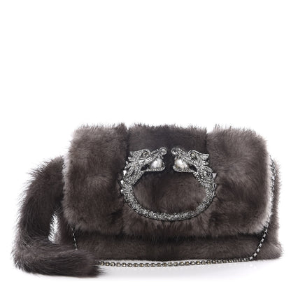 Gucci Mink Jewel Dragon Evening Bag 1 of 9