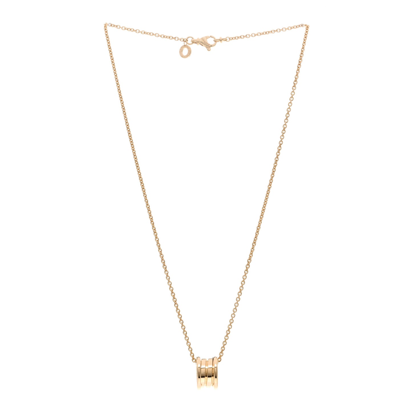 18K Yellow Gold B.Zero1 Pendant Necklace