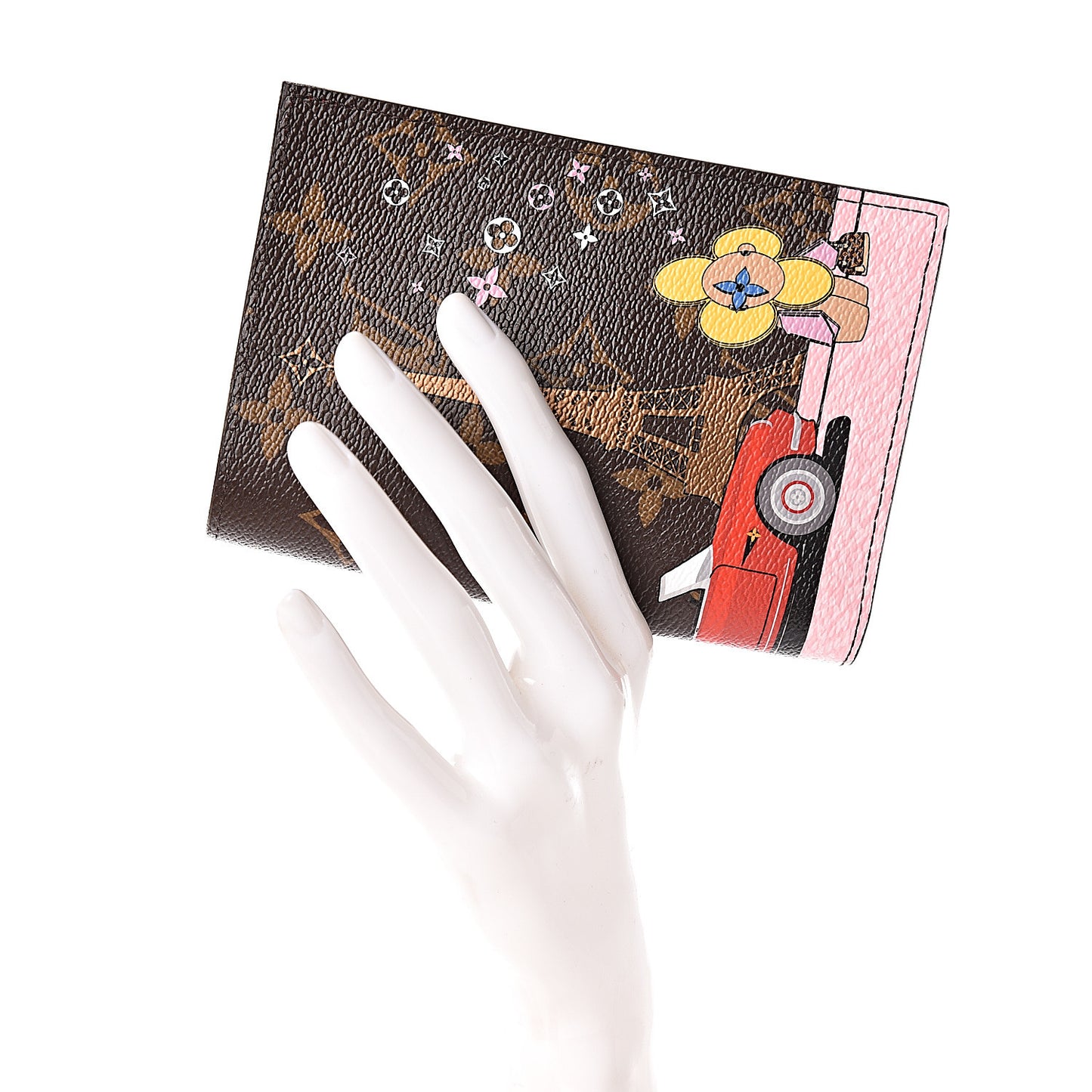Monogram 2019 Christmas Animation Passport Cover Rouge