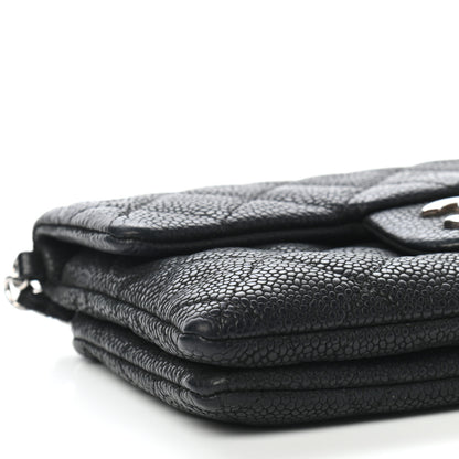Chanel Caviar Quilted Crossbody Bag Black 7 of 8