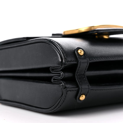 Valentino Garavani Grainy Calfskin Stud Sign Shoulder Bag Black 8 of 14
