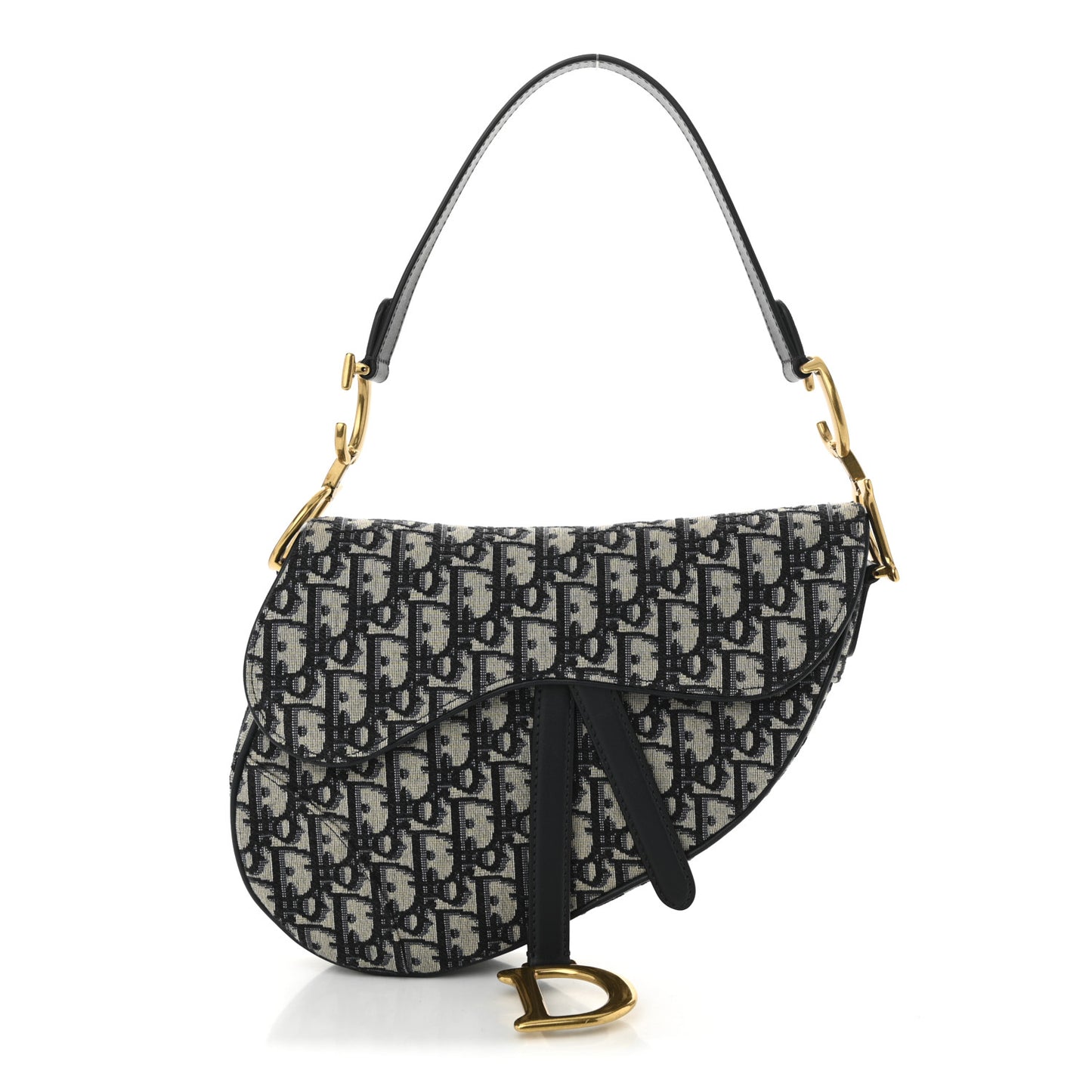 Oblique Saddle Bag Blue