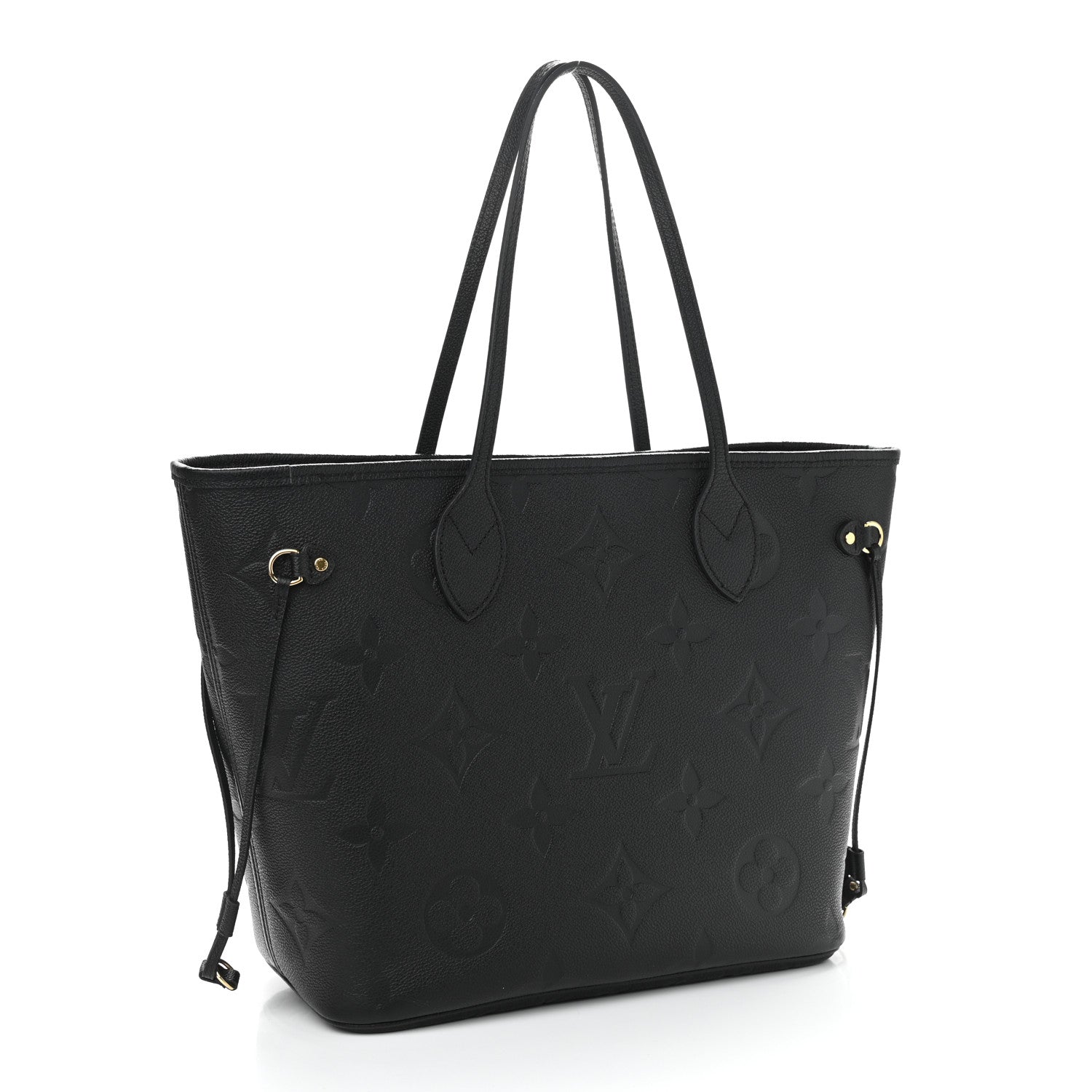 Louis Vuitton Empreinte Monogram Giant Neverfull MM Black 2 of 9