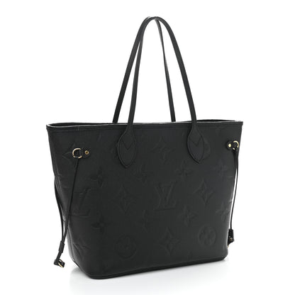 Louis Vuitton Empreinte Monogram Giant Neverfull MM Black 2 of 9