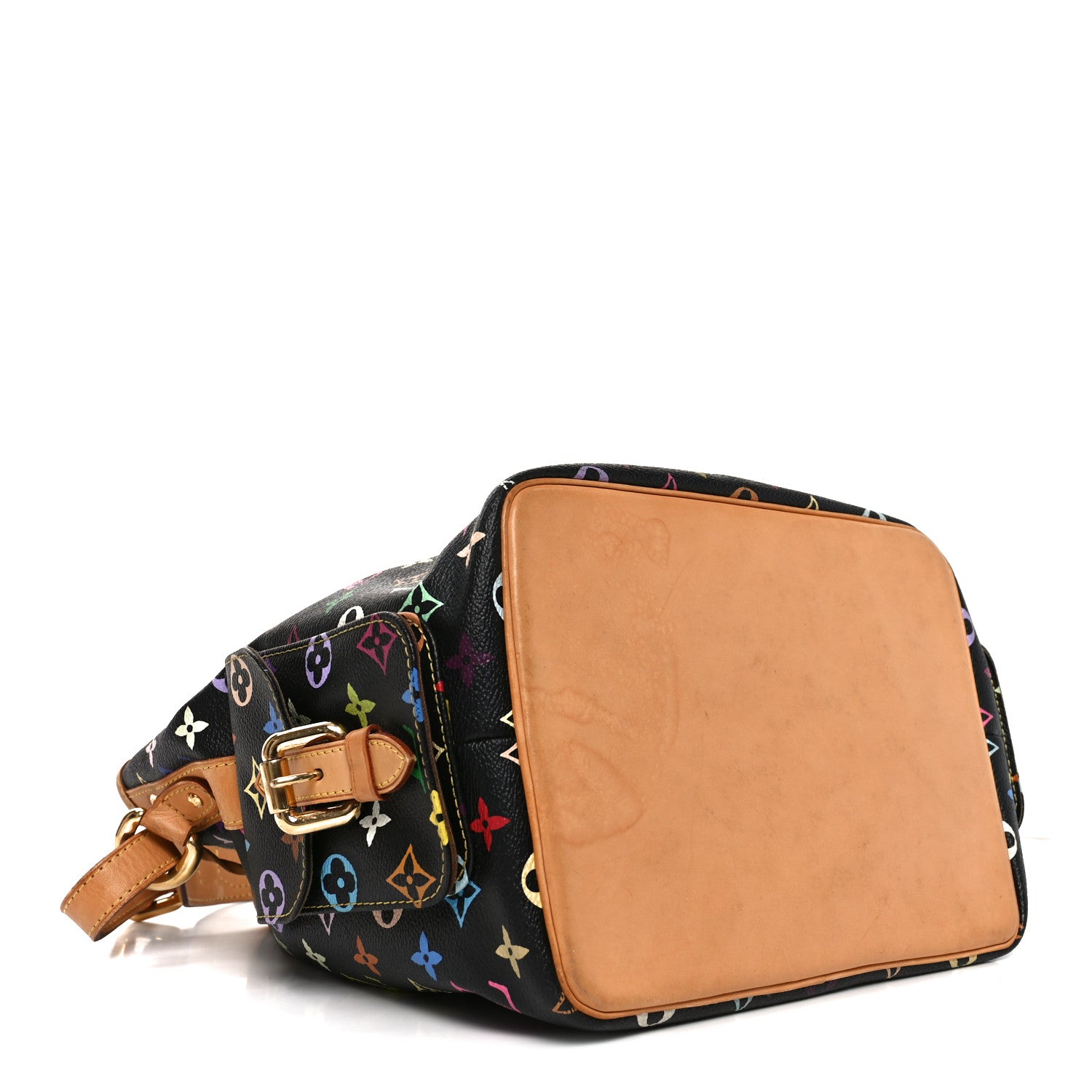 Louis Vuitton Monogram Multicolor Petit Noe Black 4 of 9