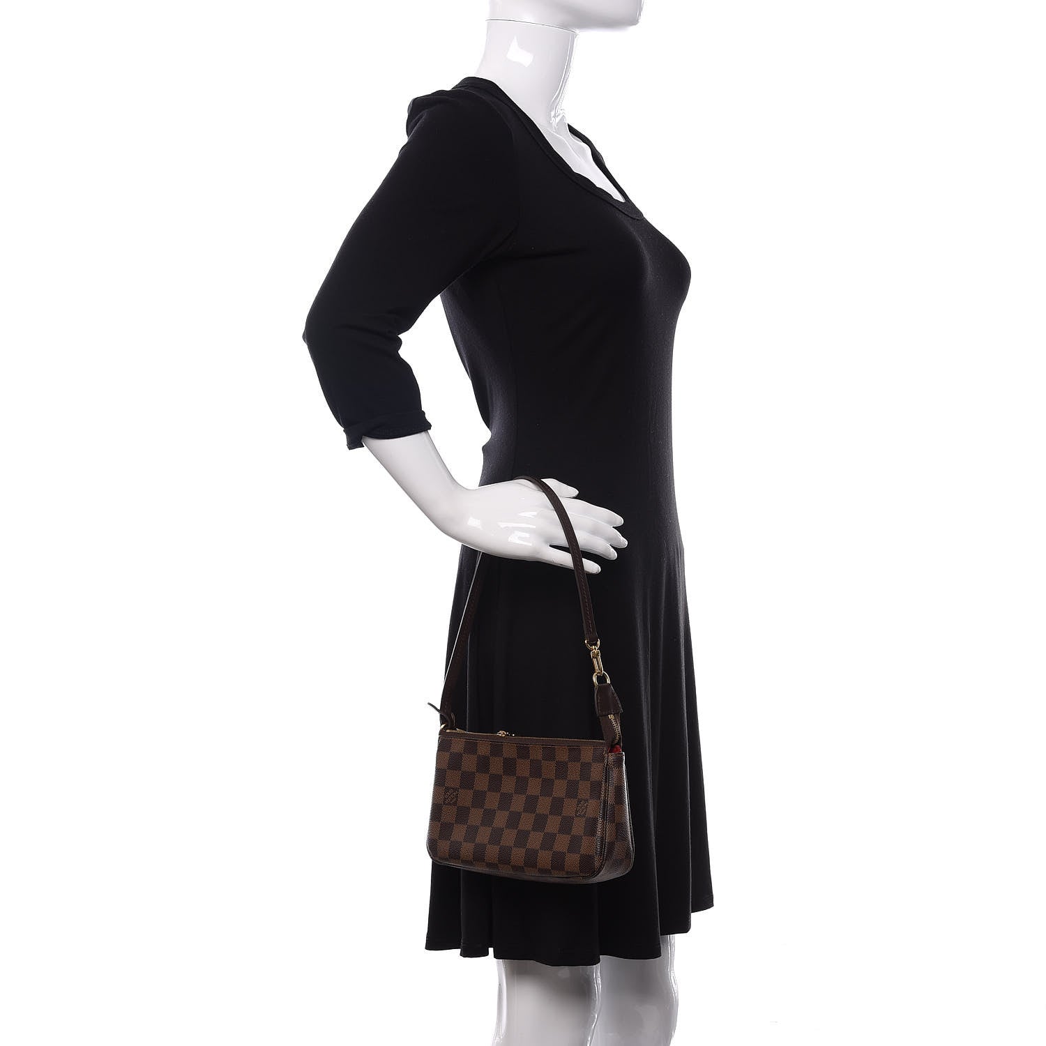 Louis Vuitton Damier Ebene Pochette Accessories NM 2 of 11
