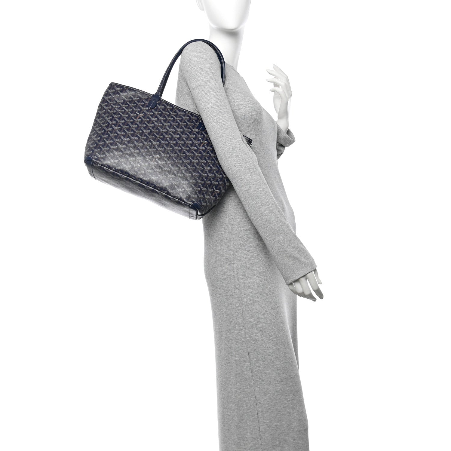 Goyard Goyardine Artois PM Navy 2 of 14