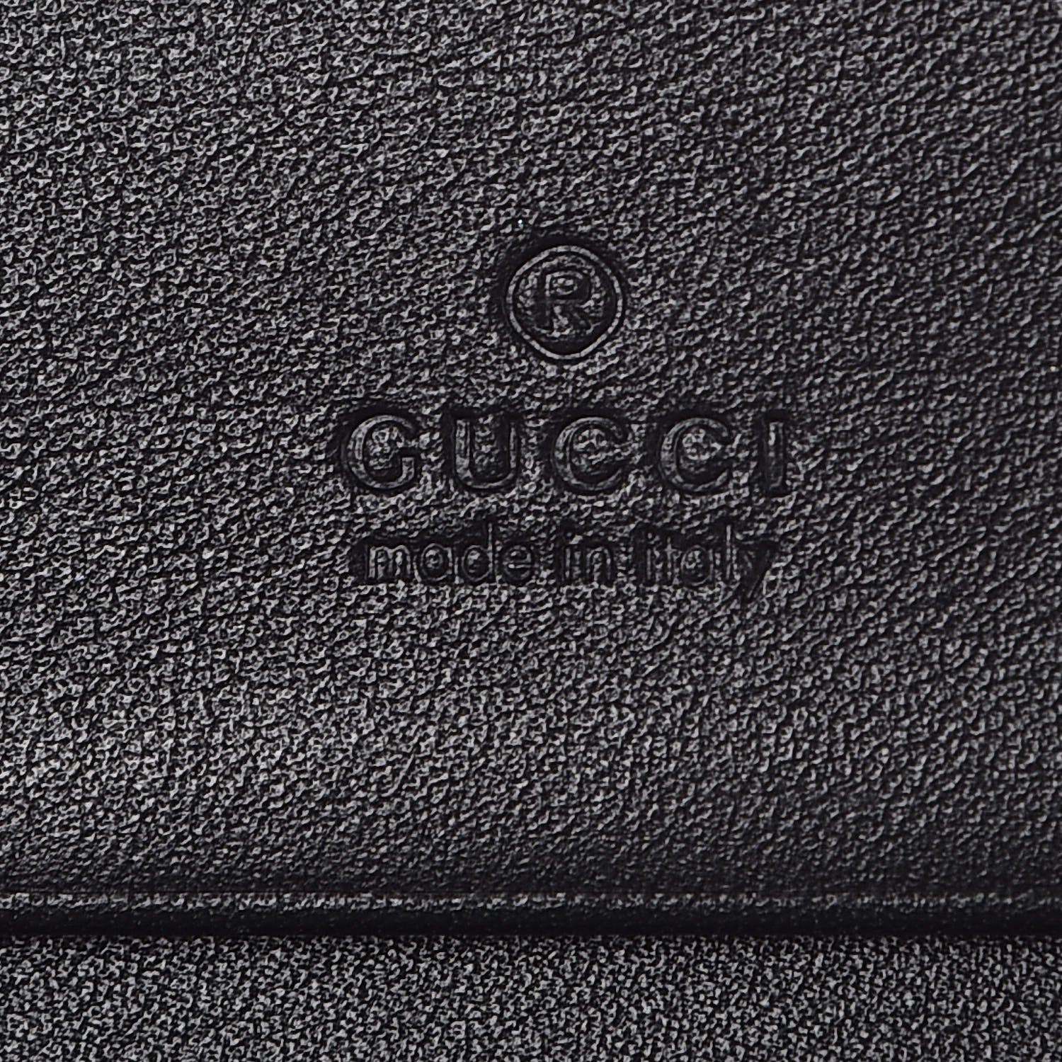 Gucci Calfskin Matelasse GG Marmont Card Case Wallet Black 6 of 9