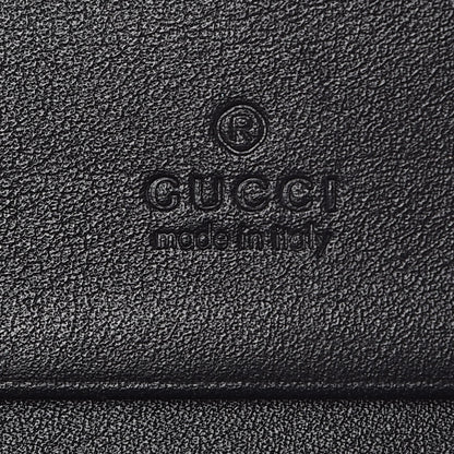 Gucci Calfskin Matelasse GG Marmont Card Case Wallet Black 6 of 9