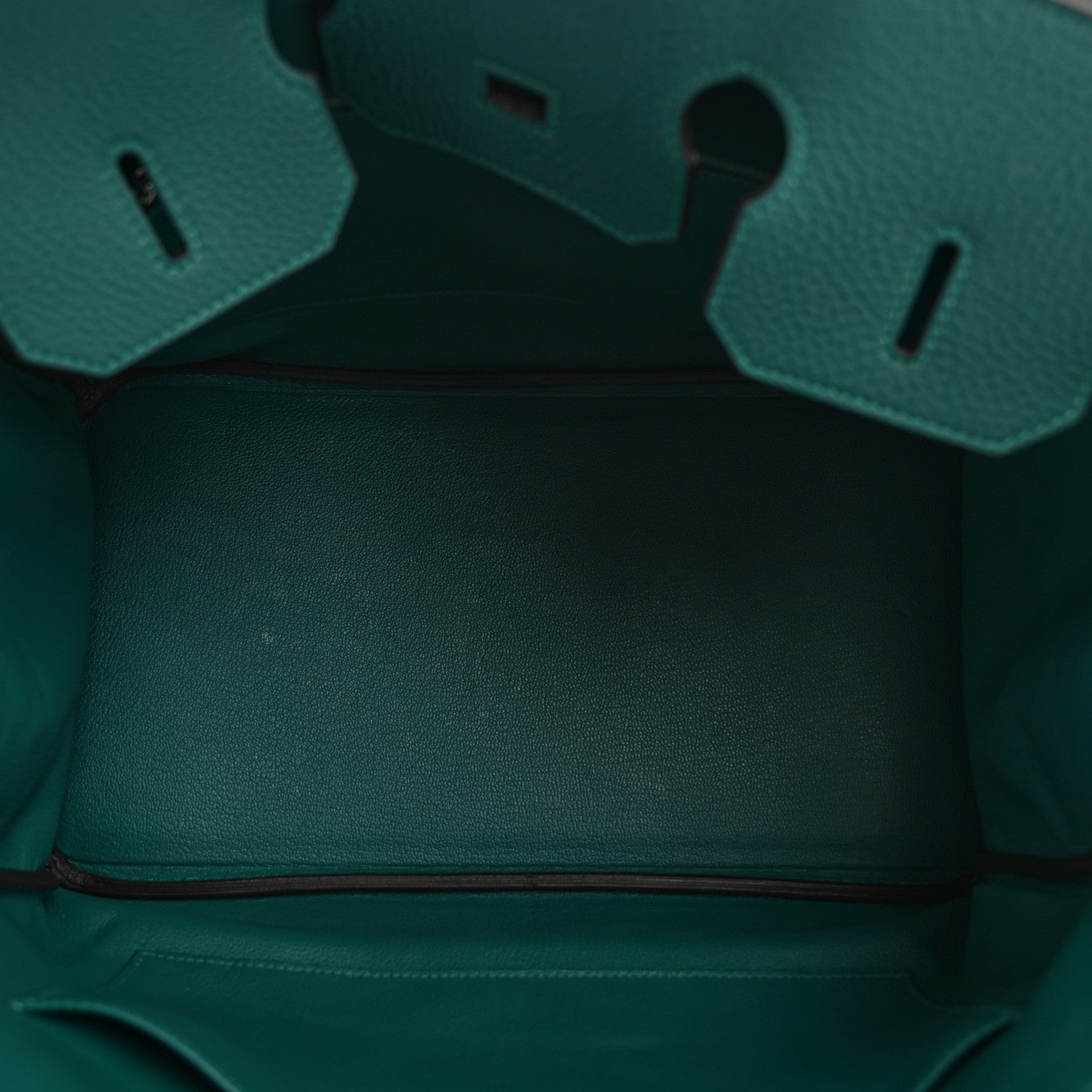 Hermes Togo Birkin 35 Malachite 5 of 14