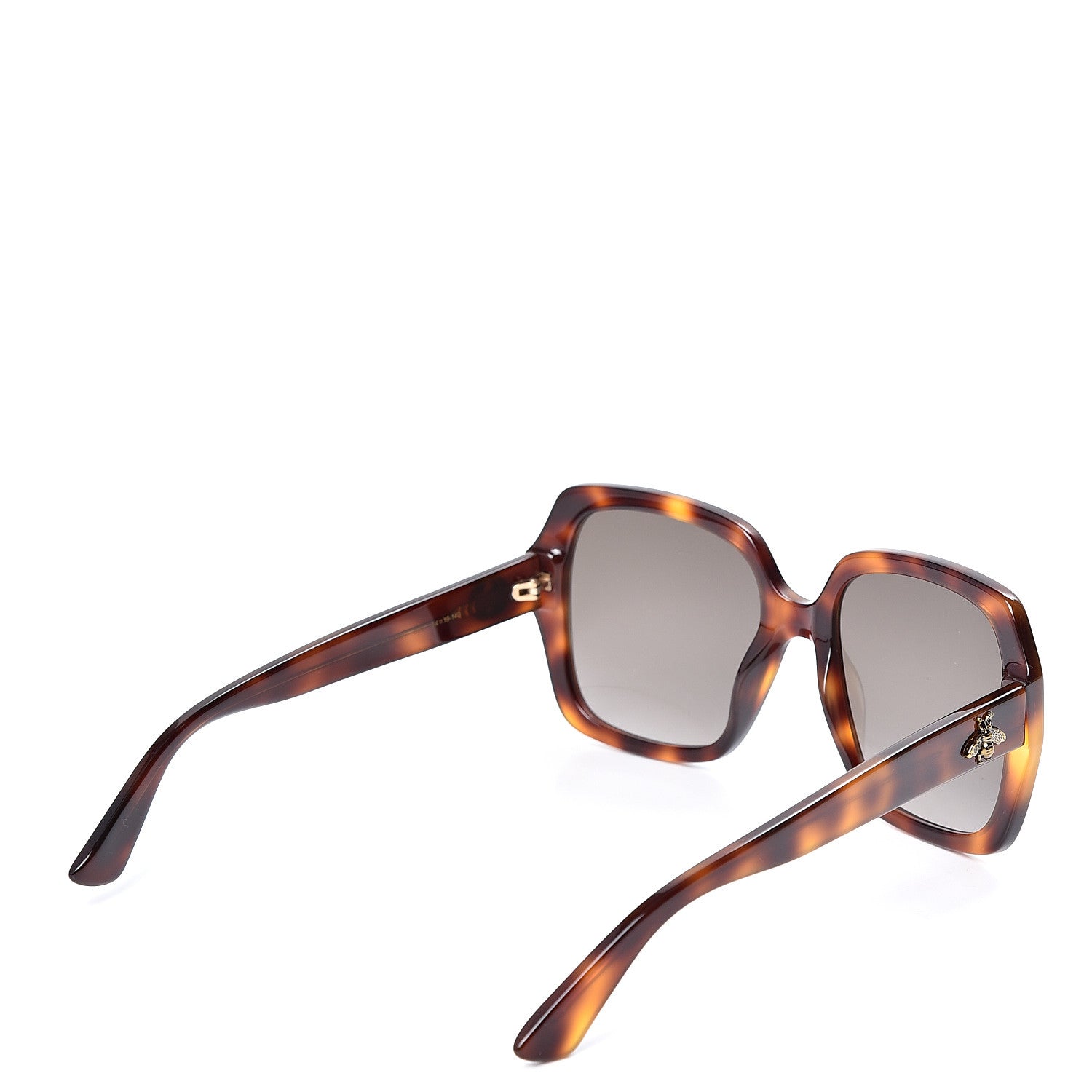 Gucci Acetate Square Frame GG0096S Sunglasses Tortoise 4 of 8