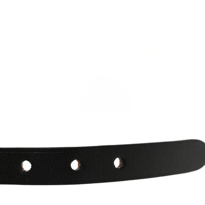 Hermes Chamonix Hapi 3MM Triple Tour Wrap Bracelet T1 Black 4 of 6