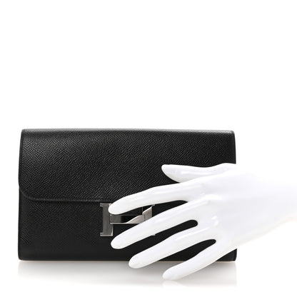 Hermes Epsom Constance Long Wallet Black 4 of 14