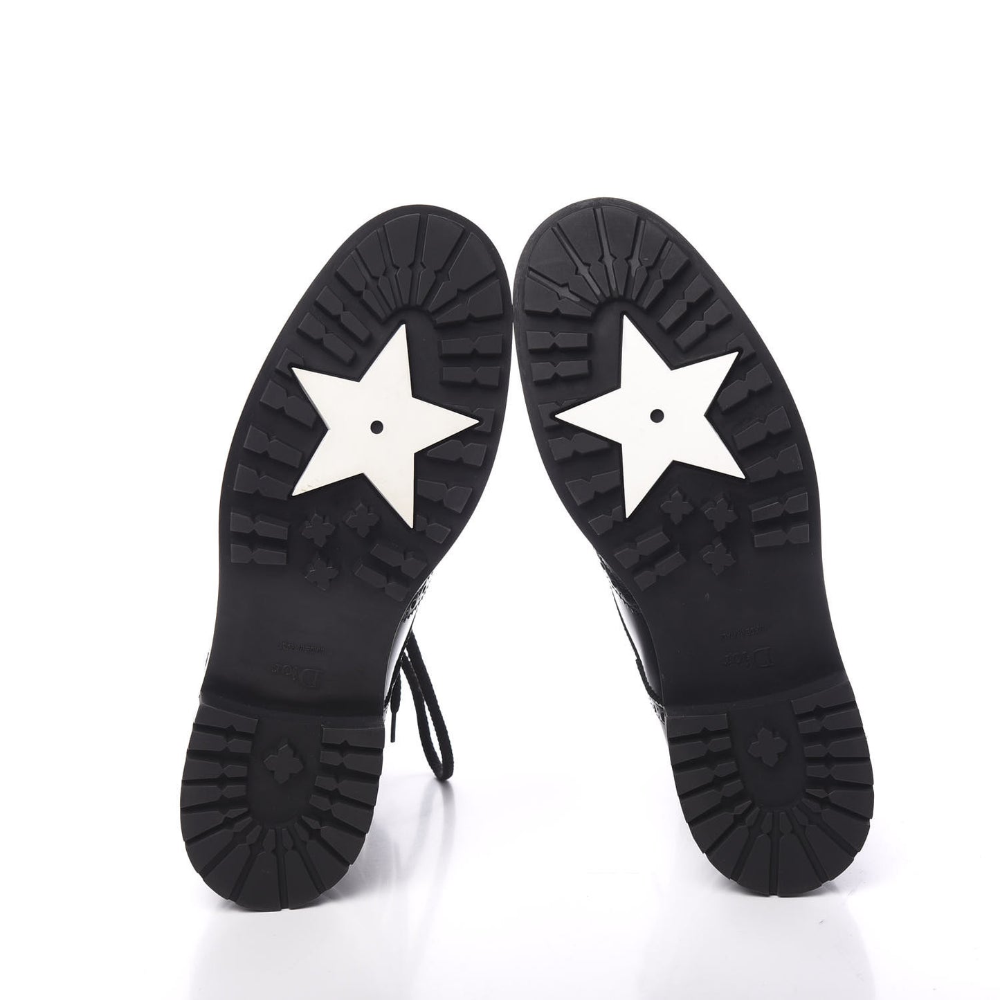 Calfskin D-Order Low Boot 40 Black White