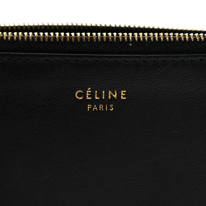 Celine Lambskin Coin and Card Pouch Black 6 of 8