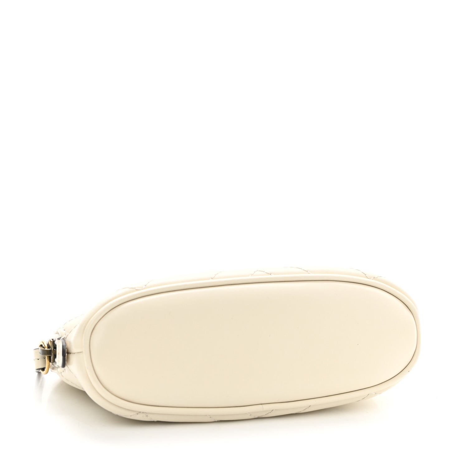 Calfskin Matelasse GG Marmont Pouch Cosmetic Case White