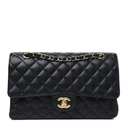Chanel Caviar Quilted Medium Double Flap Black 1 of 5