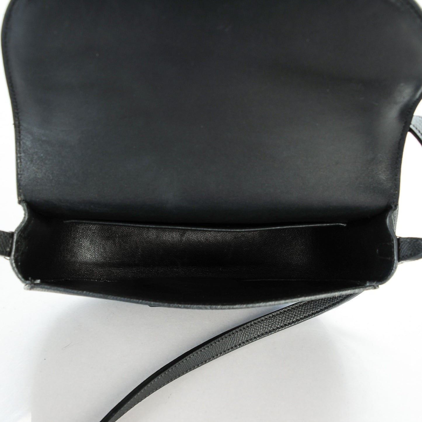 Grained Calfskin Small Trotteur Black