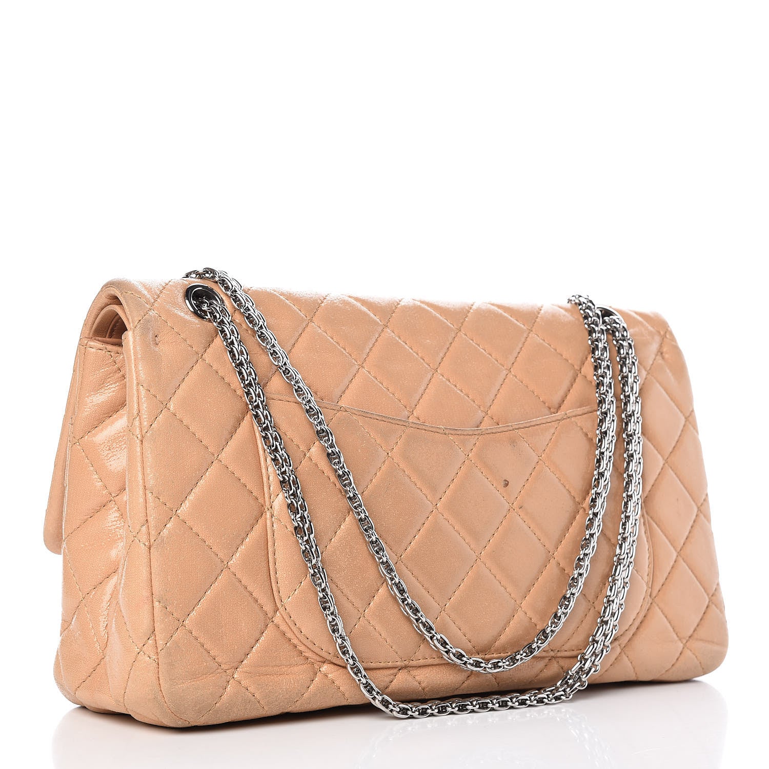 Chanel Iridescent Calfskin Quilted 2.55 Reissue 227 Flap Beige 4 of 25