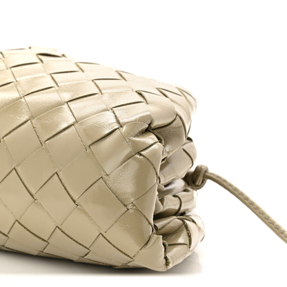 Bottega Veneta Patent Intrecciato The Mini Pouch Travertine 10 of 10