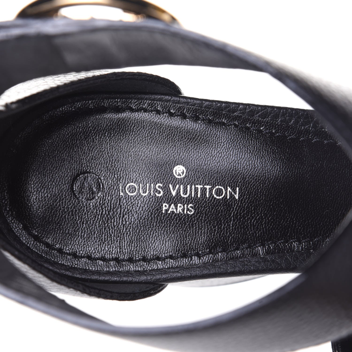 Louis Vuitton Calfskin Horizon Sandals 40 Black 9 of 10