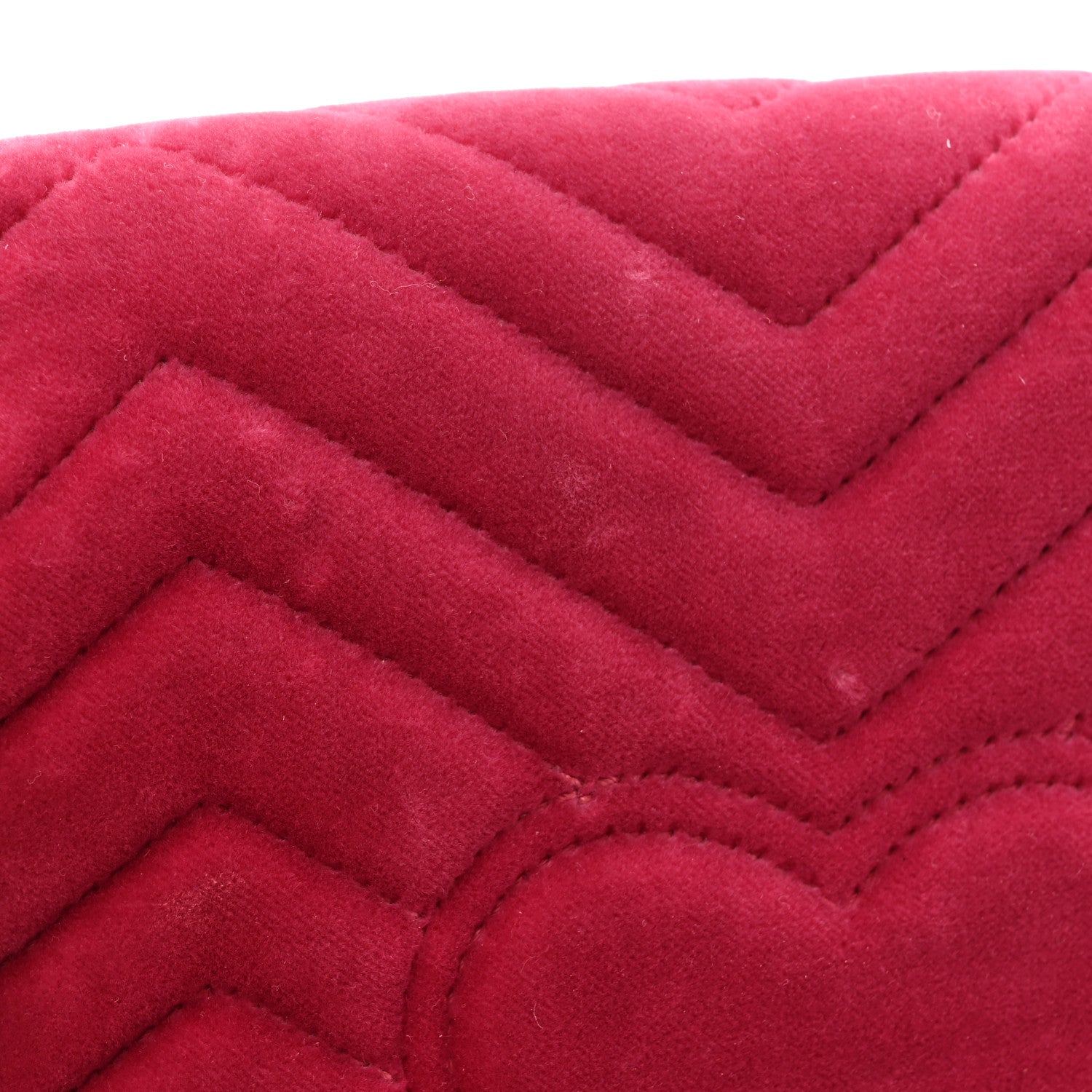 Gucci Velvet Matelasse Small GG Marmont Shoulder Bag Light Raspberry Rose 13 of 16
