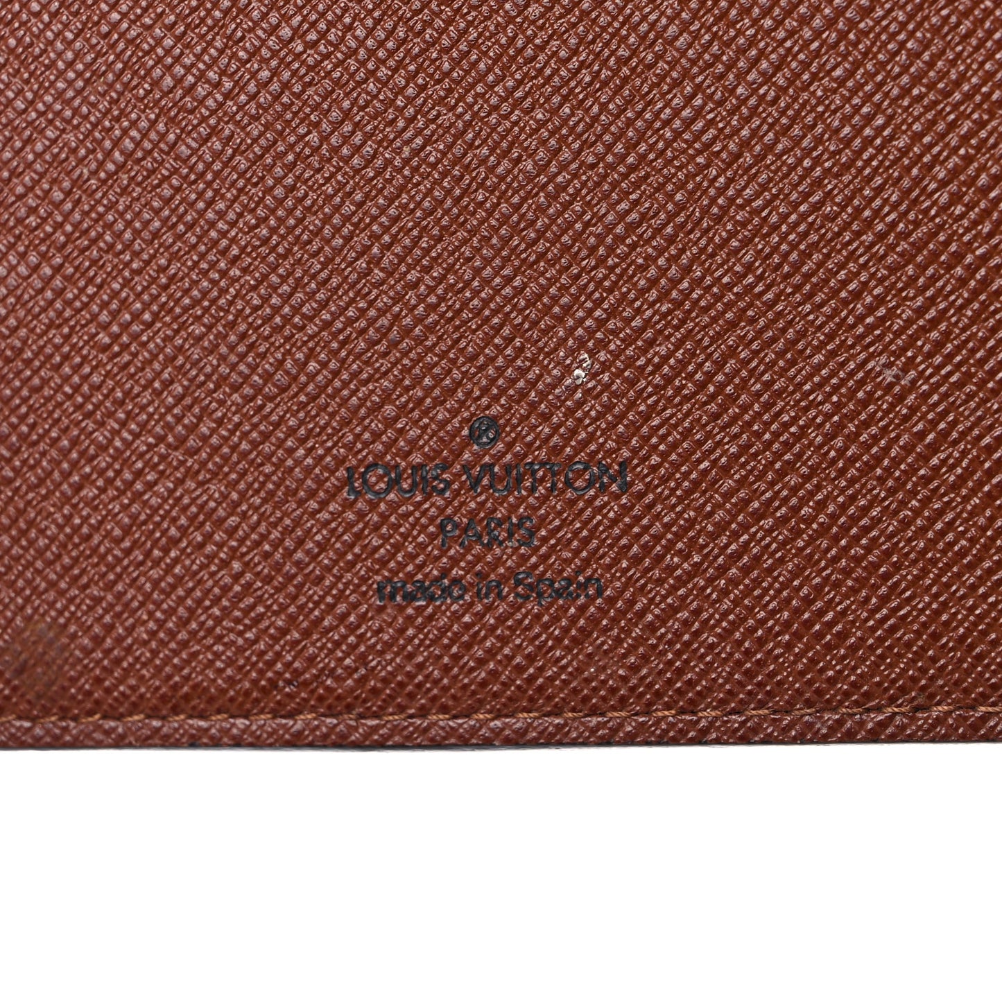 Monogram Desk Agenda Cover