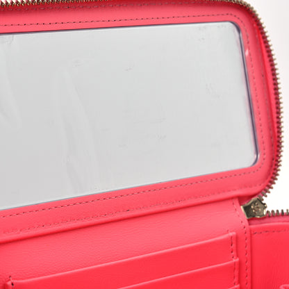 Chanel Lambskin Enamel Quilted Roller Skate Small Vanity Case With Chain Pink 11 of 14