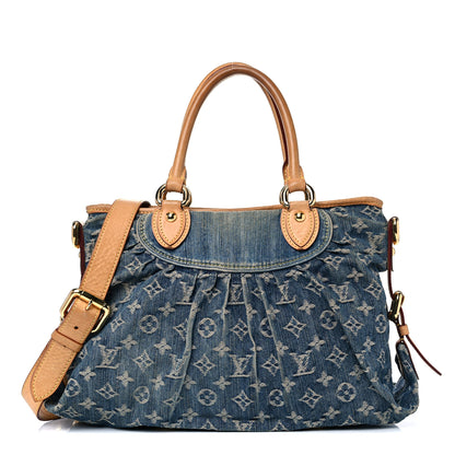 Louis Vuitton Denim Neo Cabby MM Blue 1 of 24