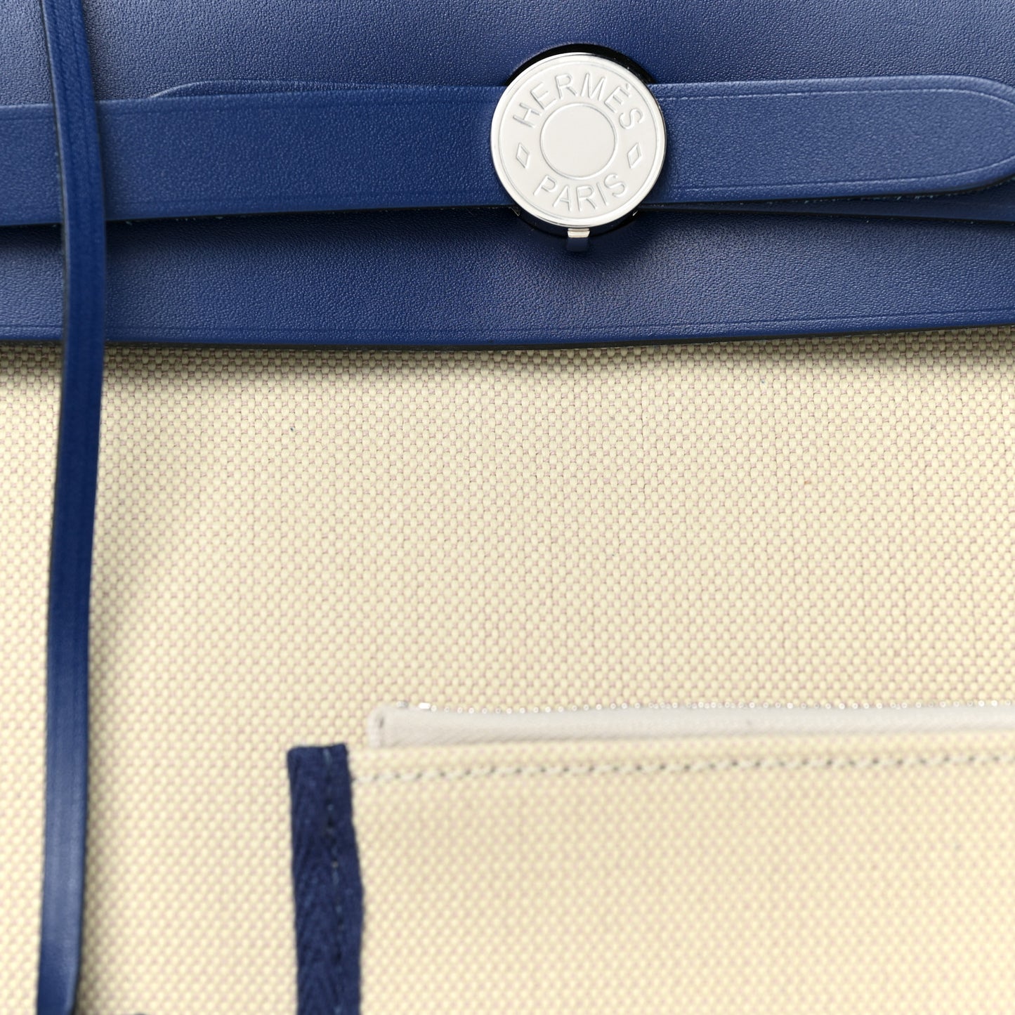 Toile H Vache Hunter Herbag Zip Retourne 31 PM Beton Bleu Saphir
