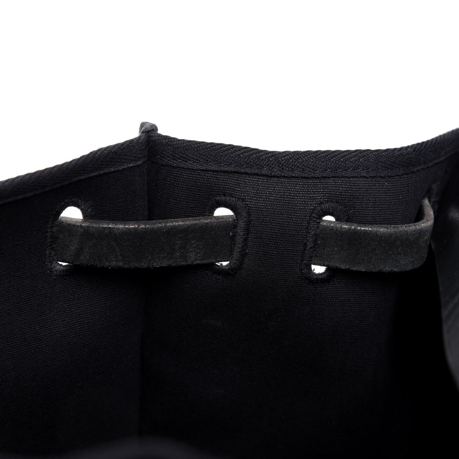 Hermes Toile Vache Calfskin Herbag 39 MM Black 12 of 33