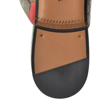 Gucci GG Supreme Monogram Tian Womens Princetown Slippers 37 Beige Ebony Multicolor 9 of 12