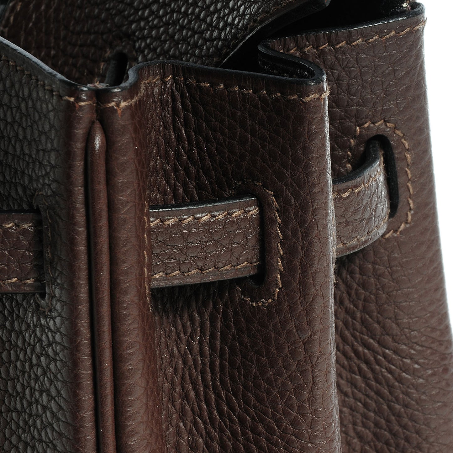 Togo Birkin 25 Marron Fonce