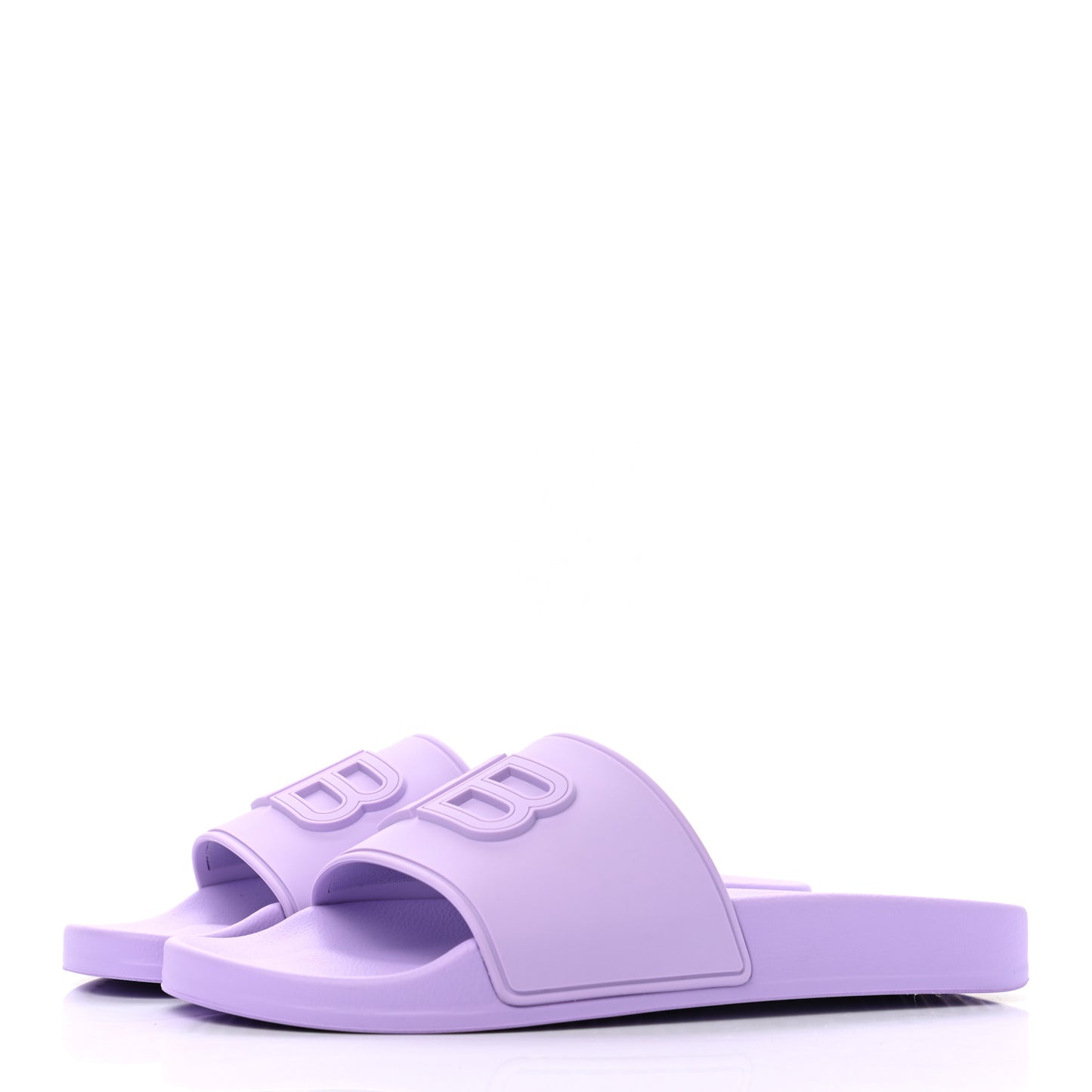 Rubber BB Womens Pool Slide Sandals 39 Lilac