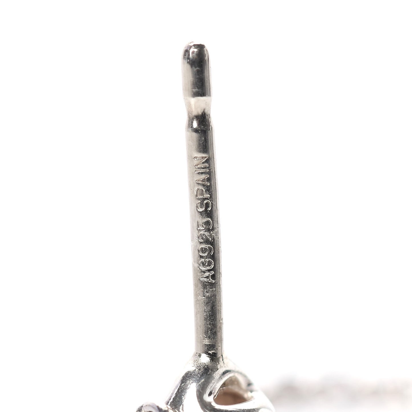 Sterling Silver Diamond .24ct Elsa Peretti Diamonds by the Yard Drop Earrings