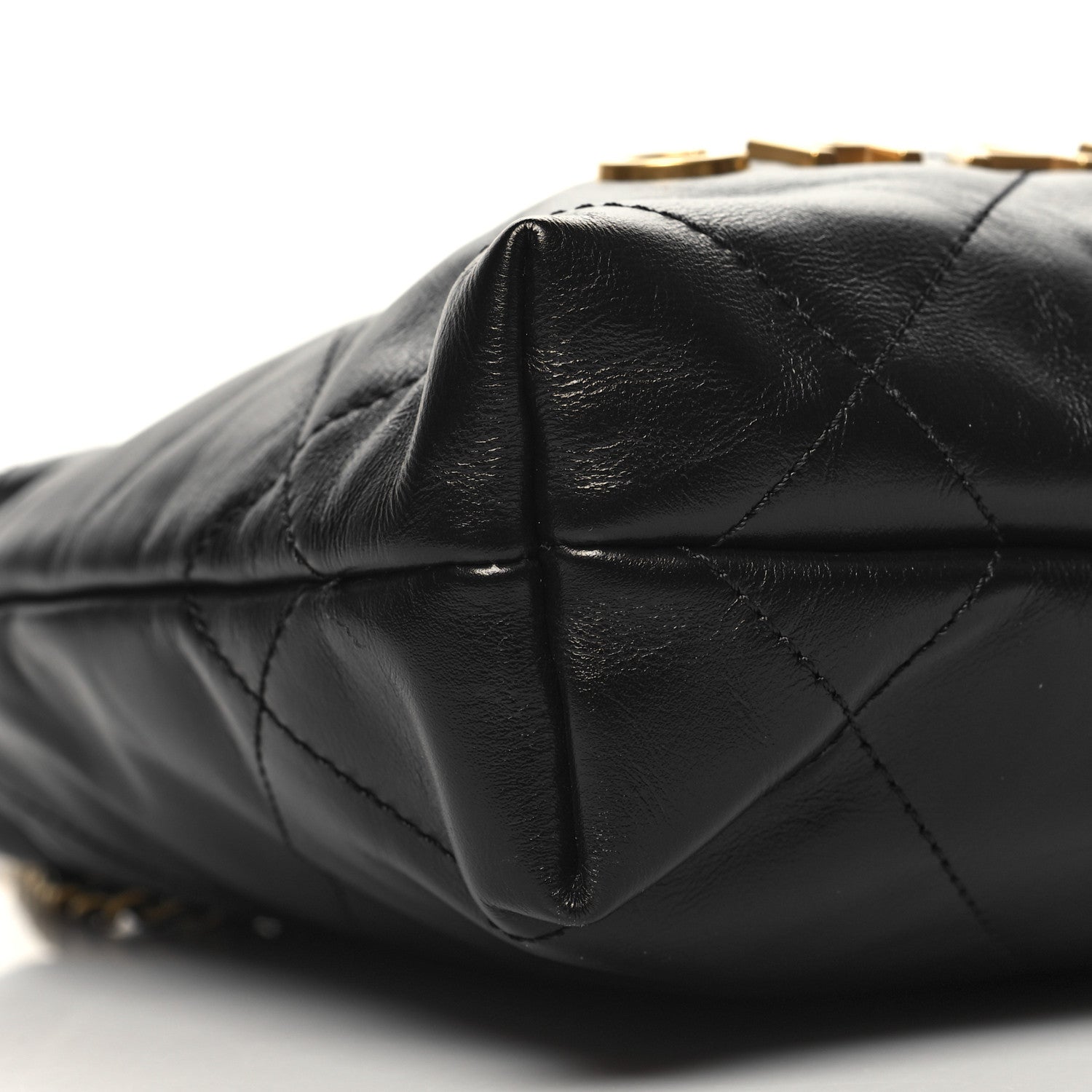 Chanel Shiny Calfskin Quilted Mini Chanel 22 Black 9 of 11
