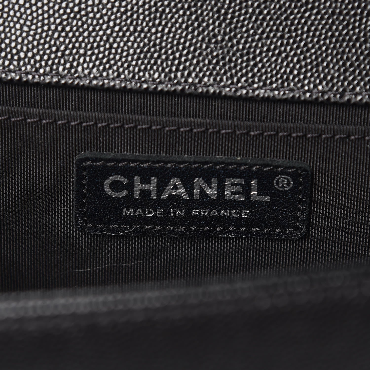 Chanel Caviar Quilted Medium Boy Flap Black 6 of 10