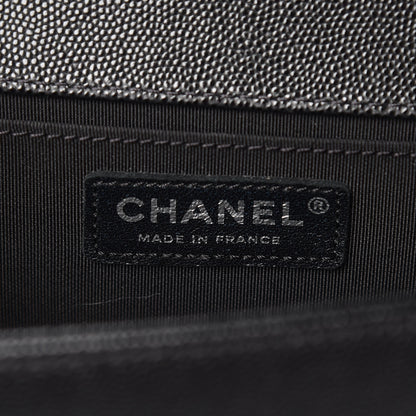 Chanel Caviar Quilted Medium Boy Flap Black 6 of 10